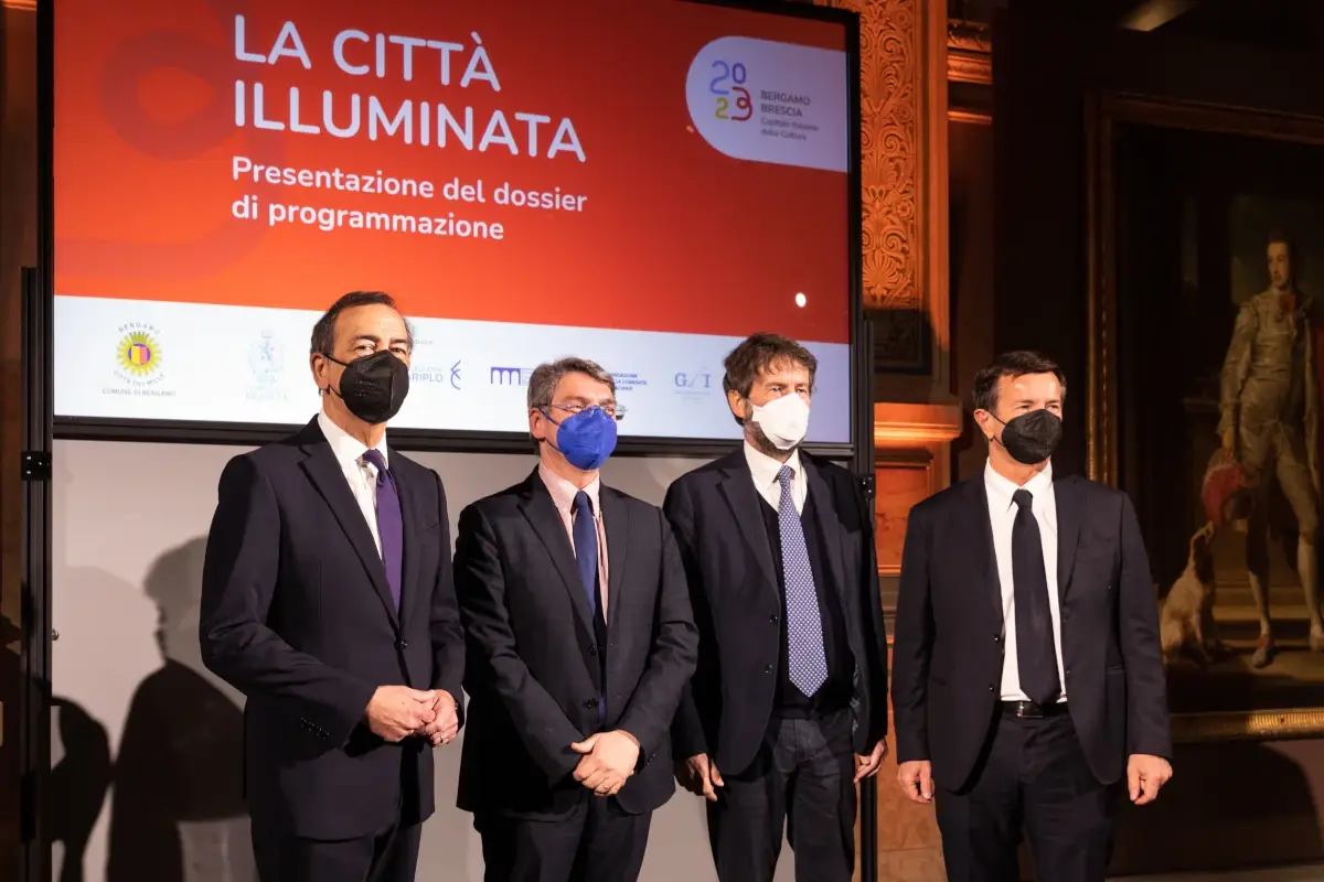 Sala, Del Bono, Franceschini e Gori&nbsp; Bergamo e Brescia, due citt&agrave; che diventano una Capitale